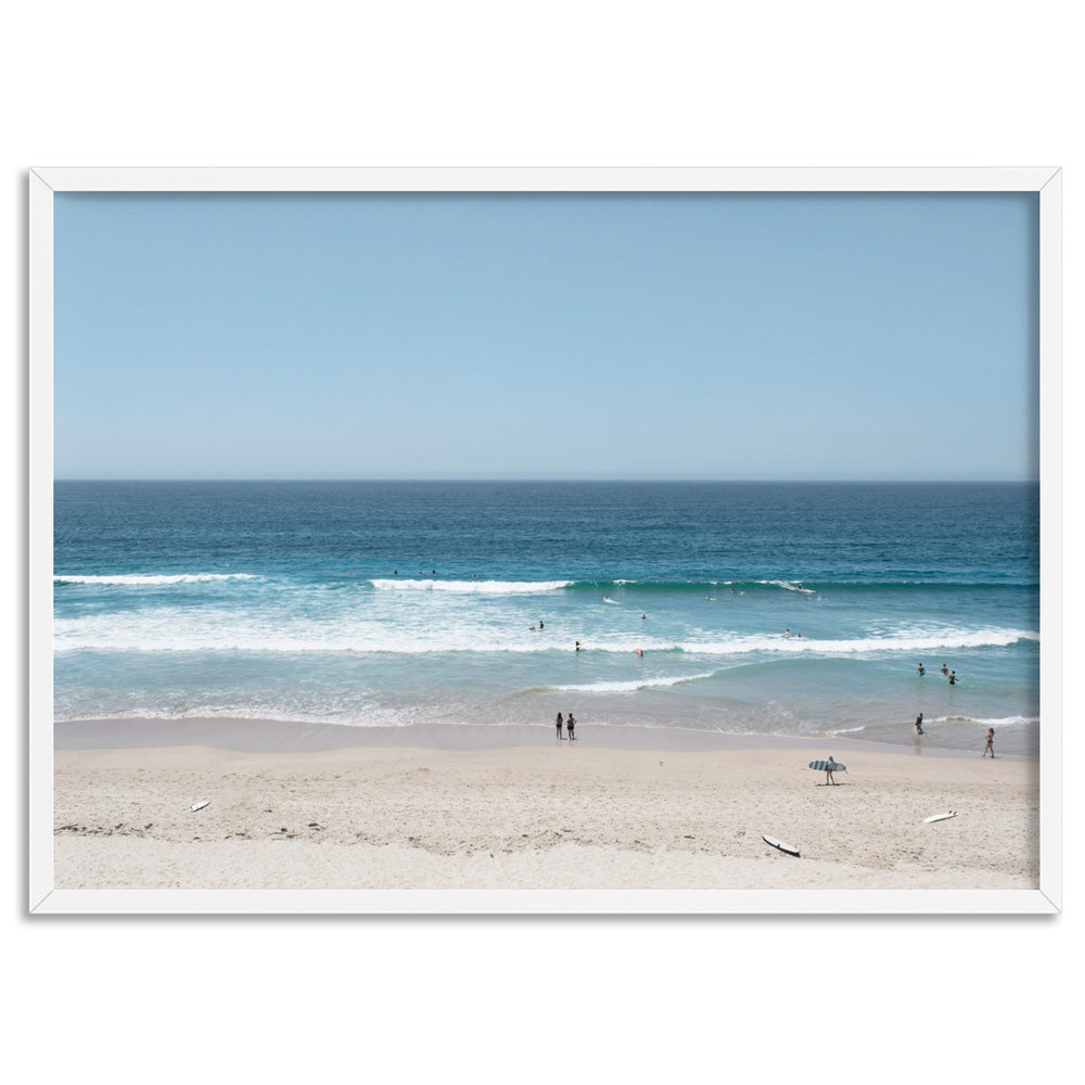 Cronulla Beach Wall Art Print. Coastal Hamptons Landscape – Print and ...