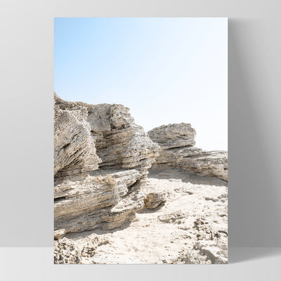 Point Peron Beach Perth II - Art Print, Poster, Stretched Canvas, or Framed Wall Art Print, shown as a stretched canvas or poster without a frame