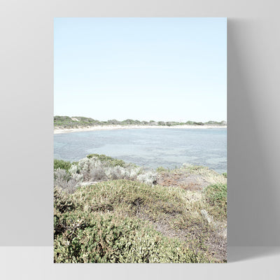 Scarborough Beach Views Perth II - Art Print, Poster, Stretched Canvas, or Framed Wall Art Print, shown as a stretched canvas or poster without a frame
