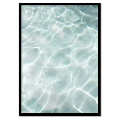 Still I | Reflections - Art Print, Poster, Stretched Canvas, or Framed Wall Art Print, shown in a black frame