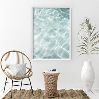 Still I | Reflections - Art Print, Poster, Stretched Canvas or Framed Wall Art Prints, shown framed in a room