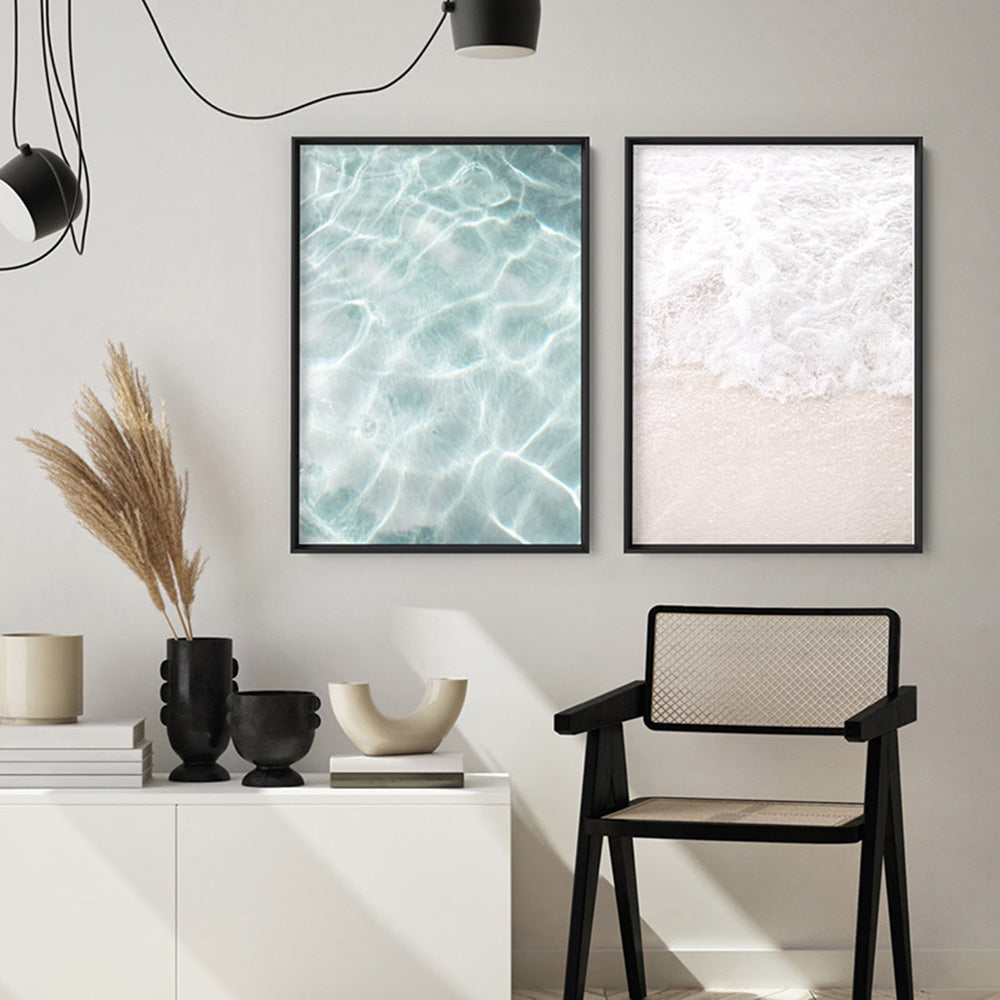 Still I | Reflections - Art Print, Poster, Stretched Canvas or Framed Wall Art, shown framed in a home interior space