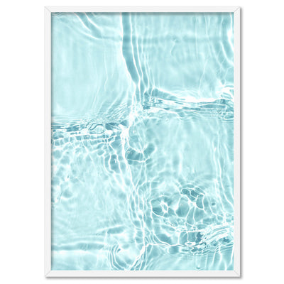 Still II | Reflections - Art Print, Poster, Stretched Canvas, or Framed Wall Art Print, shown in a white frame