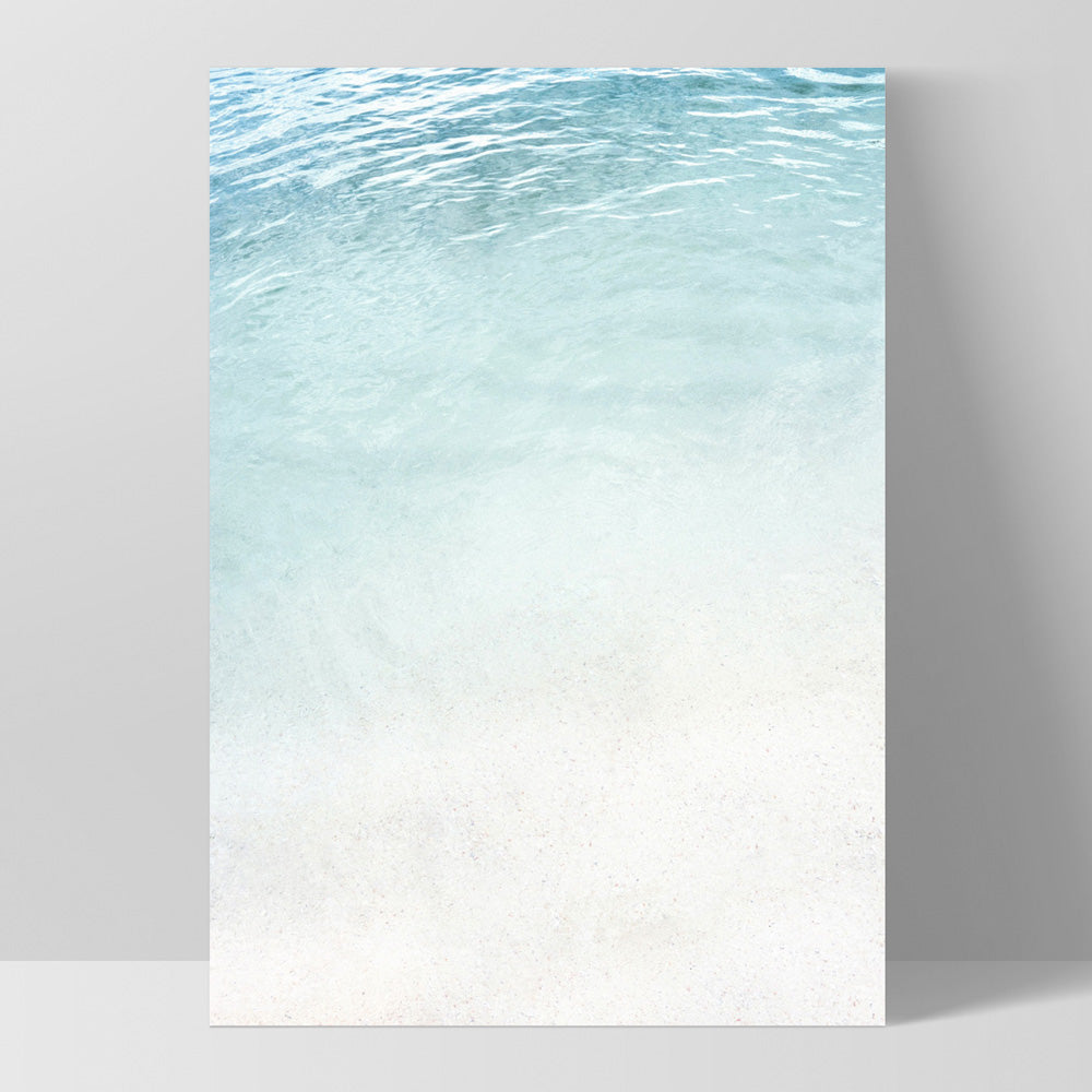 Still III | On the Shore - Art Print, Poster, Stretched Canvas, or Framed Wall Art Print, shown as a stretched canvas or poster without a frame