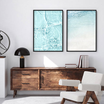 Still III | On the Shore - Art Print, Poster, Stretched Canvas or Framed Wall Art, shown framed in a home interior space