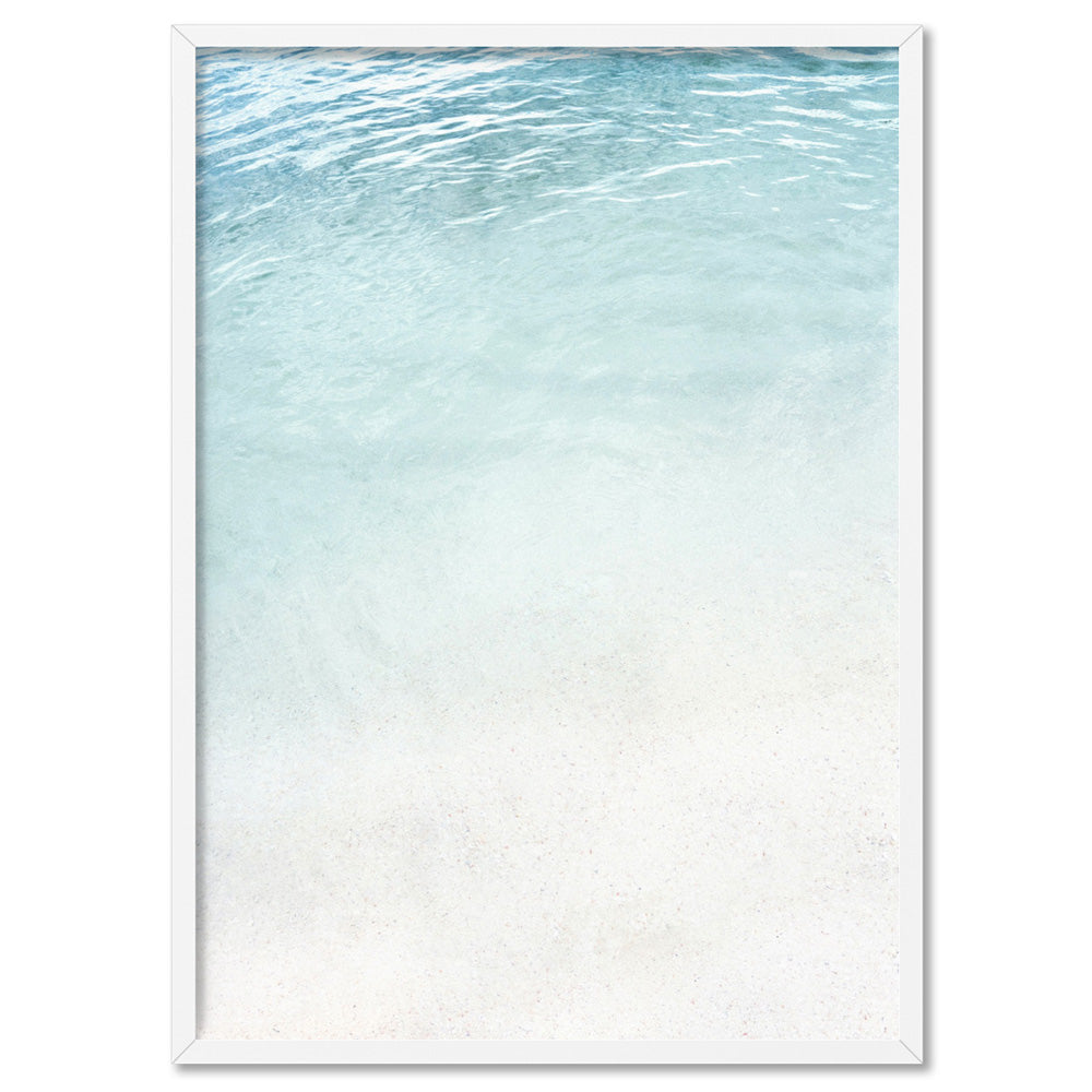 Still III | On the Shore - Art Print, Poster, Stretched Canvas, or Framed Wall Art Print, shown in a white frame