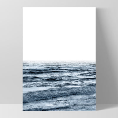 Ocean Waves | Cottesloe - Art Print, Poster, Stretched Canvas, or Framed Wall Art Print, shown as a stretched canvas or poster without a frame