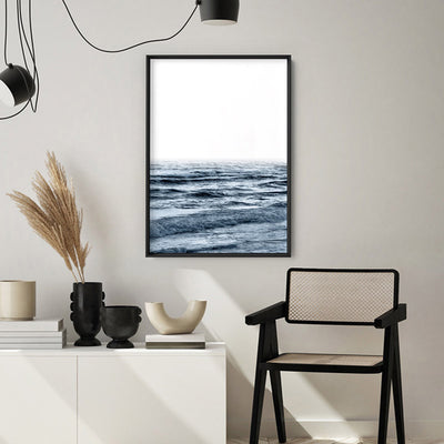 Ocean Waves | Cottesloe - Art Print, Poster, Stretched Canvas or Framed Wall Art Prints, shown framed in a room