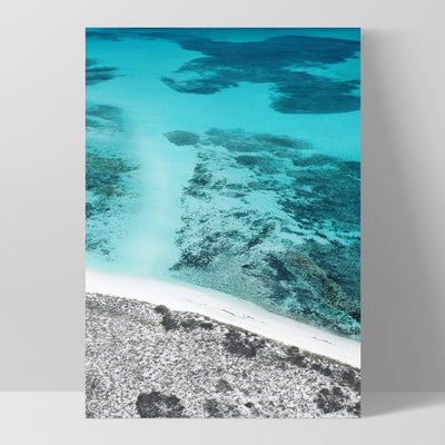Reef Edge II -  Art Print, Poster, Stretched Canvas, or Framed Wall Art Print, shown as a stretched canvas or poster without a frame