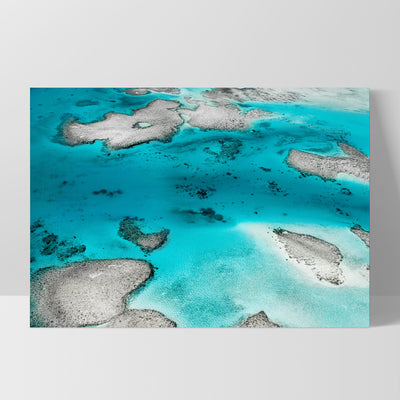 The Reef Landscape - Art Print, Poster, Stretched Canvas, or Framed Wall Art Print, shown as a stretched canvas or poster without a frame