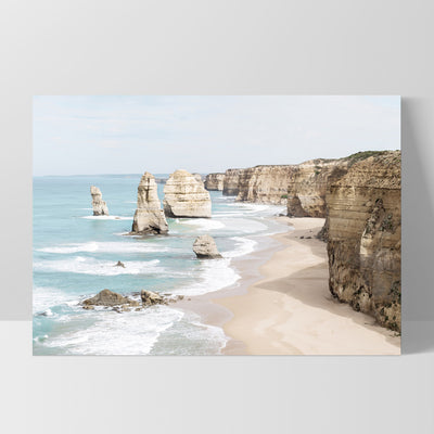 The Twelve Apostles I - Art Print, Poster, Stretched Canvas, or Framed Wall Art Print, shown as a stretched canvas or poster without a frame