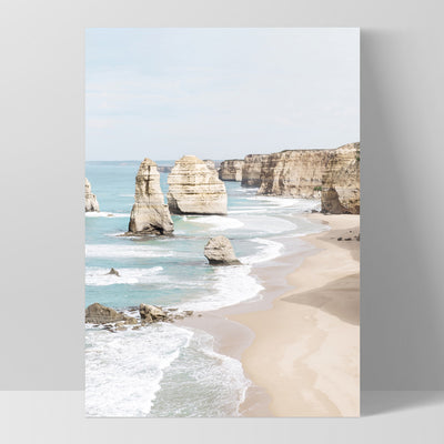 The Twelve Apostles III - Art Print, Poster, Stretched Canvas, or Framed Wall Art Print, shown as a stretched canvas or poster without a frame