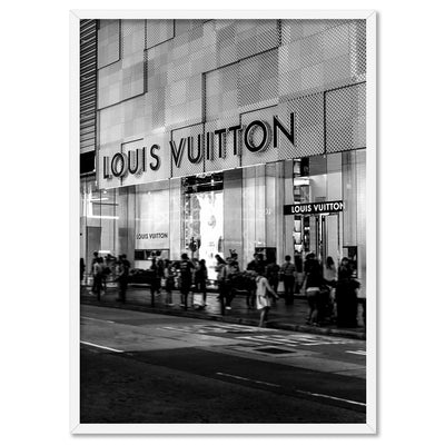 2 Prints INSPIRED BY Louis Vuitton Art Poster, Fashion Print, Fashion wall  Art Printable, Black And