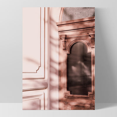 Afternoon Light in Blushing Pastels - Art Print, Poster, Stretched Canvas, or Framed Wall Art Print, shown as a stretched canvas or poster without a frame