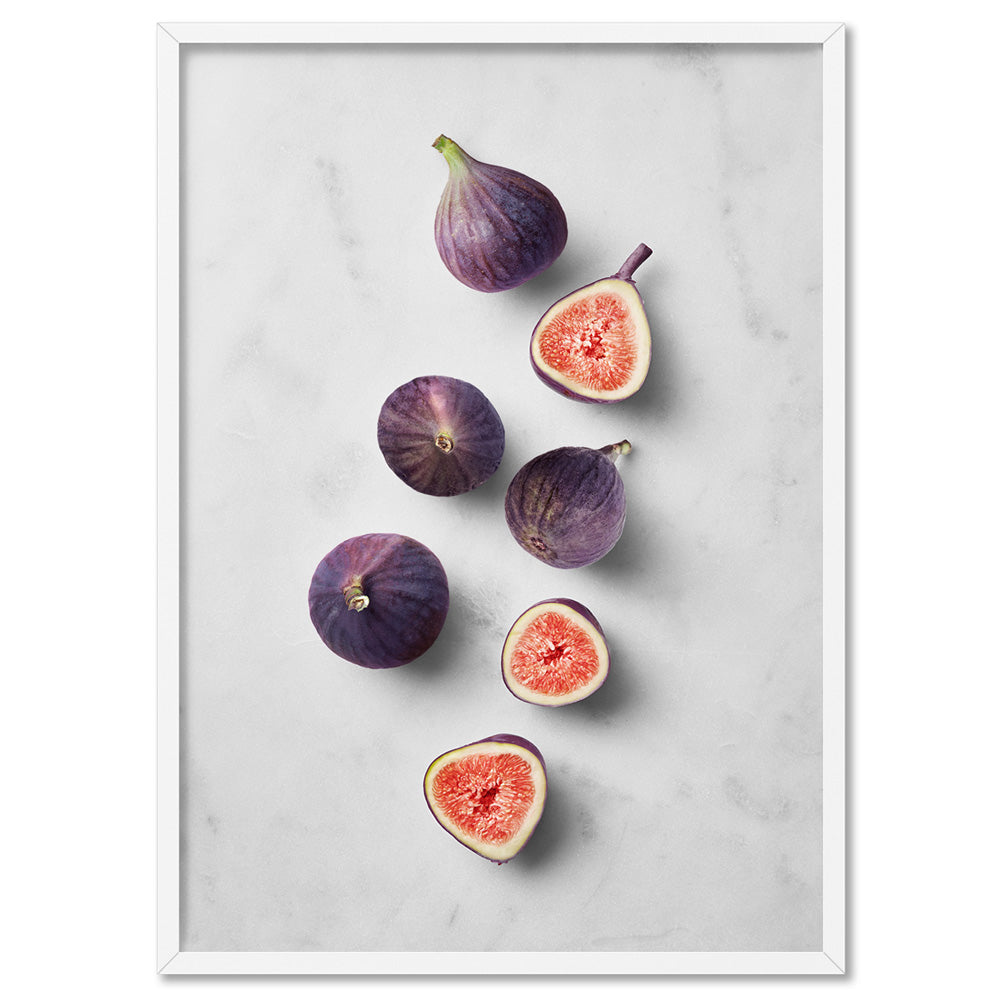 Figs Fruit Wall Art. Minimalist Food Print. Kitchen Poster – Print and ...