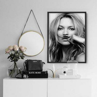 Kate Life is a Joke - Art Print, Poster, Stretched Canvas or Framed Wall Art Prints, shown framed in a room
