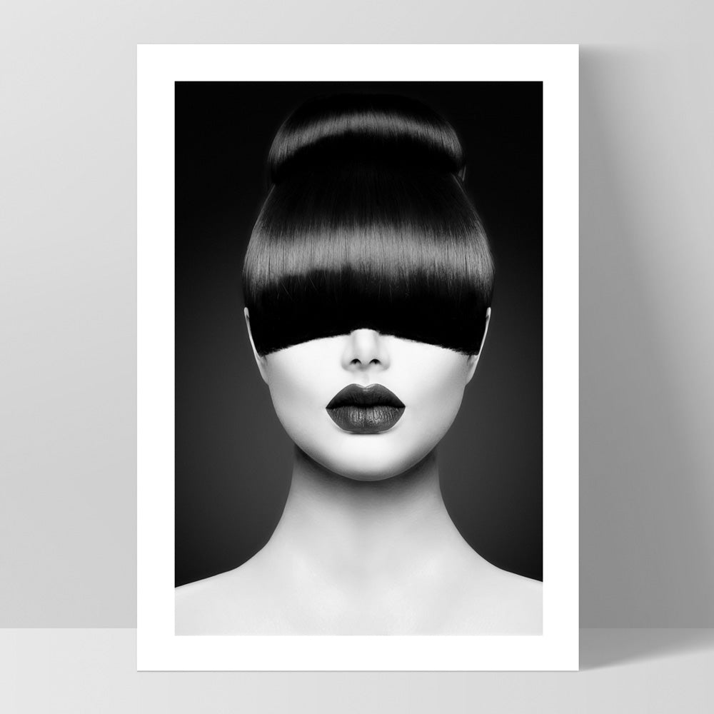 Chloe Masked  - Art Print, Poster, Stretched Canvas, or Framed Wall Art Print, shown as a stretched canvas or poster without a frame