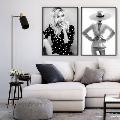 Penelope Backstage  - Art Print, Poster, Stretched Canvas or Framed Wall Art, shown framed in a home interior space