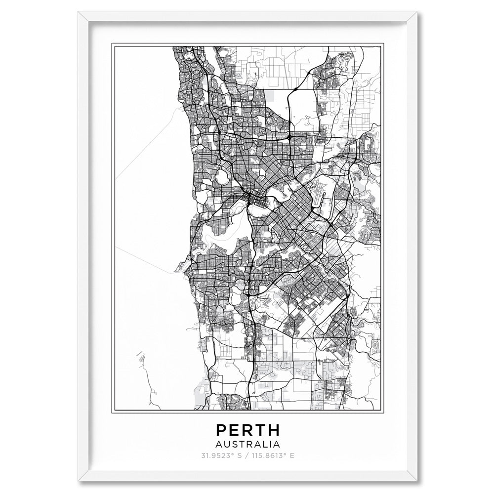 City Of Perth Australia Map Perth Suburbs And City Centre 618 UBD