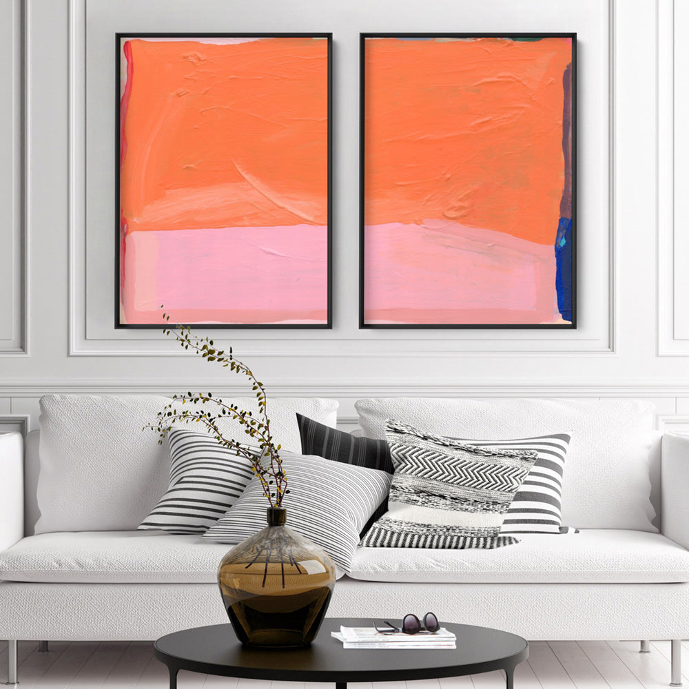 The Spot II - Art Print by Nicole Schafter, Poster, Stretched Canvas or Framed Wall Art, shown framed in a home interior space