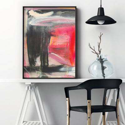 Determination II - Art Print by Nicole Schafter, Poster, Stretched Canvas or Framed Wall Art Prints, shown framed in a room