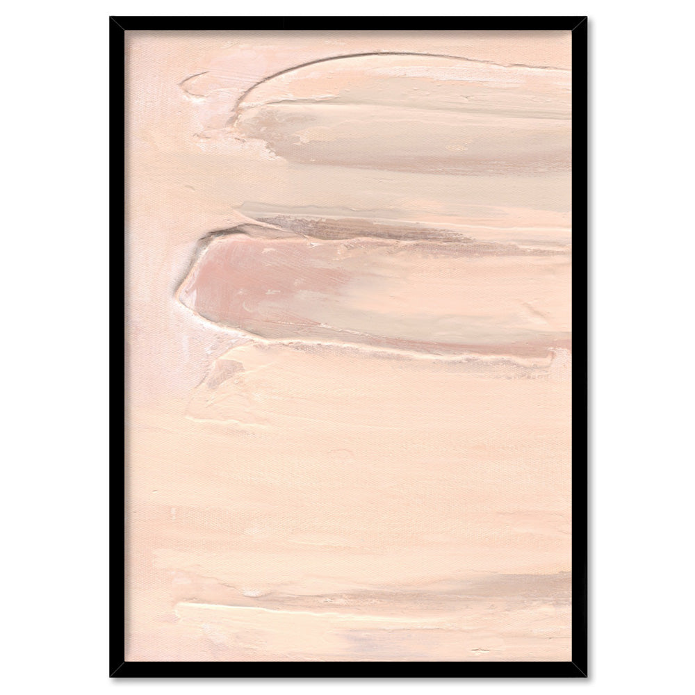 Rosa Arte II - Art Print by Nicole Schafter, Poster, Stretched Canvas, or Framed Wall Art Print, shown in a black frame