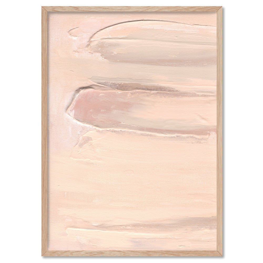 Rosa Arte II - Art Print by Nicole Schafter, Poster, Stretched Canvas, or Framed Wall Art Print, shown in a natural timber frame
