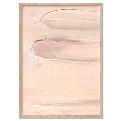 Rosa Arte II - Art Print by Nicole Schafter, Poster, Stretched Canvas, or Framed Wall Art Print, shown in a natural timber frame