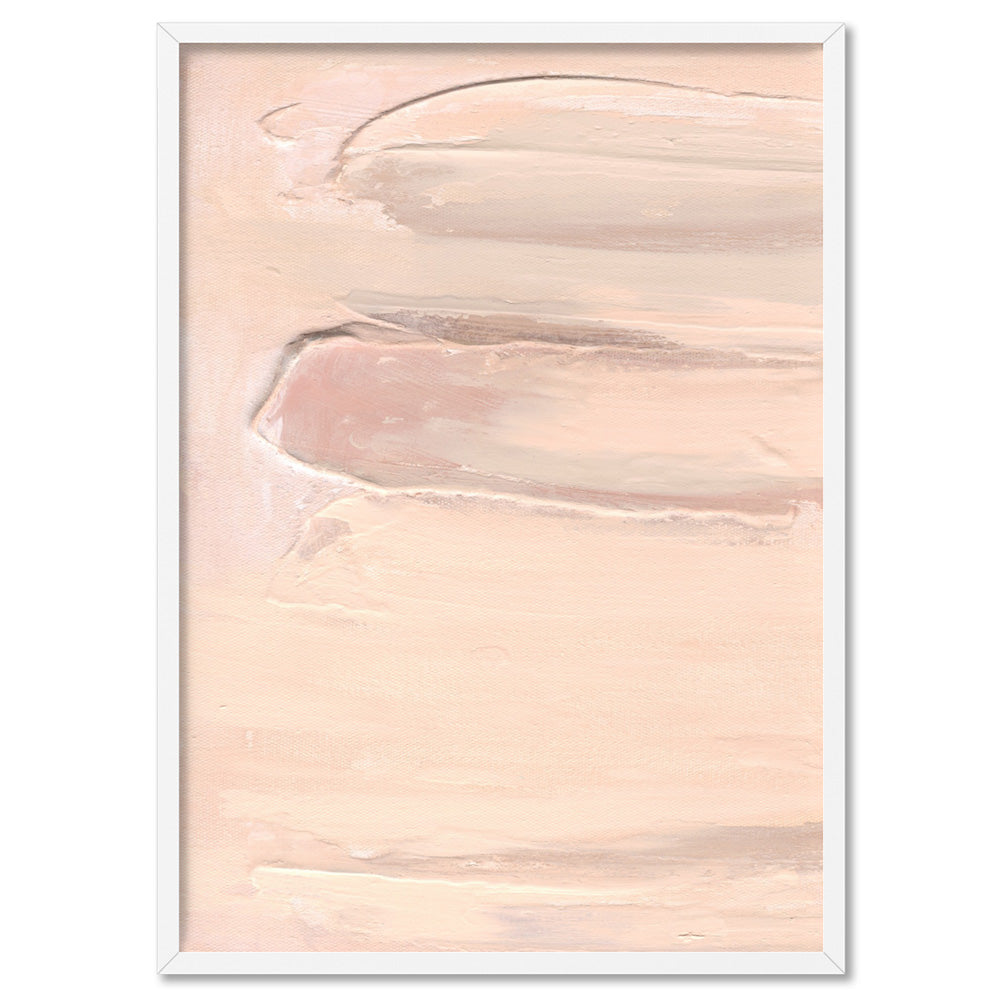 Rosa Arte II - Art Print by Nicole Schafter, Poster, Stretched Canvas, or Framed Wall Art Print, shown in a white frame