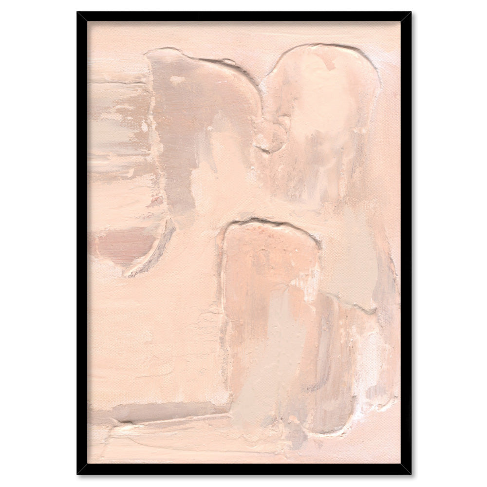 Rosa Arte III - Art Print by Nicole Schafter, Poster, Stretched Canvas, or Framed Wall Art Print, shown in a black frame