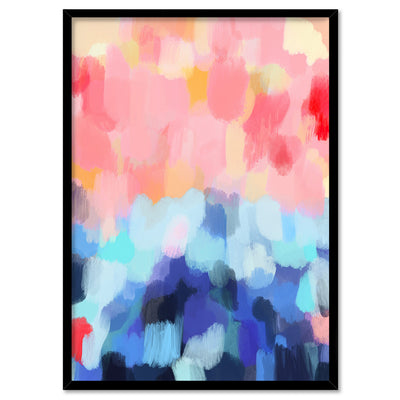 Bright Lights I - Art Print by Nicole Schafter, Poster, Stretched Canvas, or Framed Wall Art Print, shown in a black frame