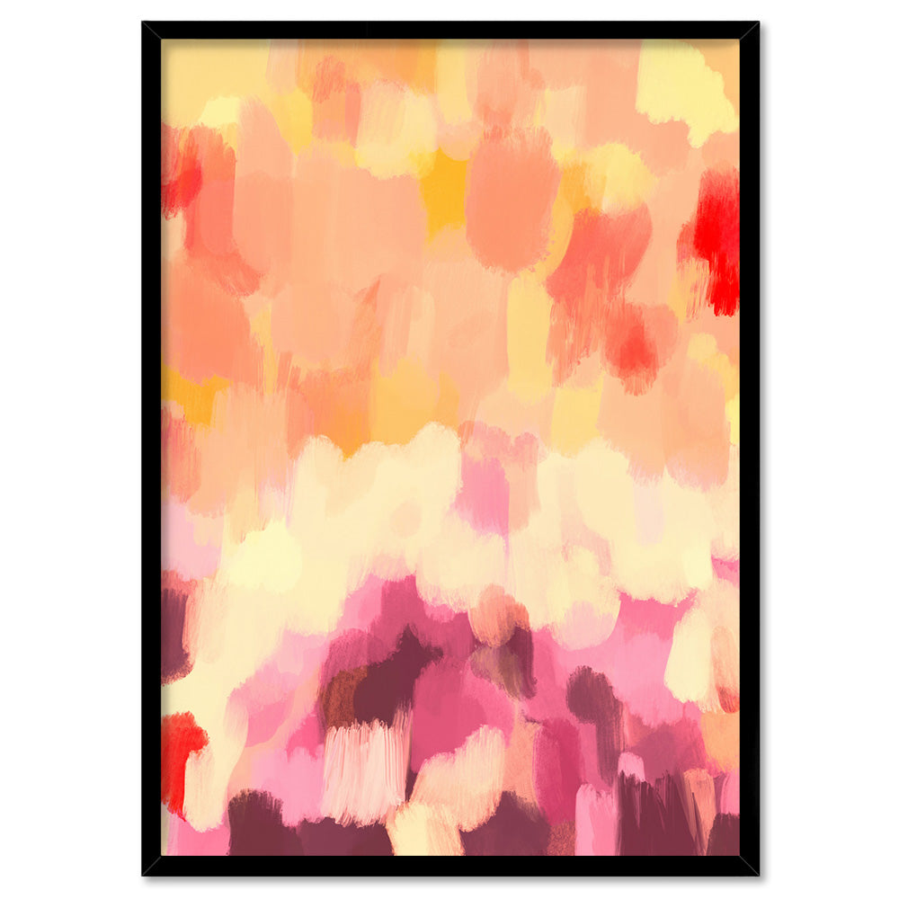 Bright Lights I - Art Print by Nicole Schafter, Poster, Stretched Canvas, or Framed Wall Art Print, shown in a black frame