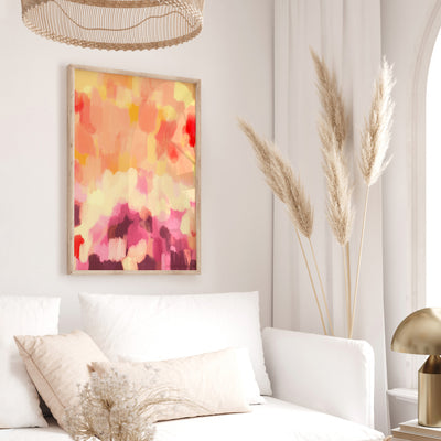 Bright Lights I - Art Print by Nicole Schafter, Poster, Stretched Canvas or Framed Wall Art Prints, shown framed in a room
