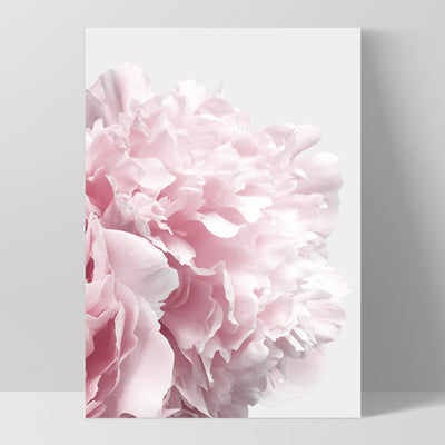 Peonies Bunch III - Art Print, Poster, Stretched Canvas, or Framed Wall Art Print, shown as a stretched canvas or poster without a frame