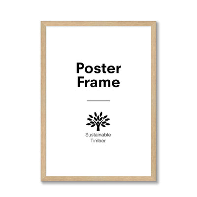 Poster Frame in Natural Wood Colour