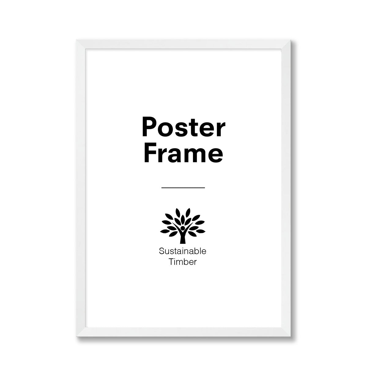 Poster Frame in White Colour