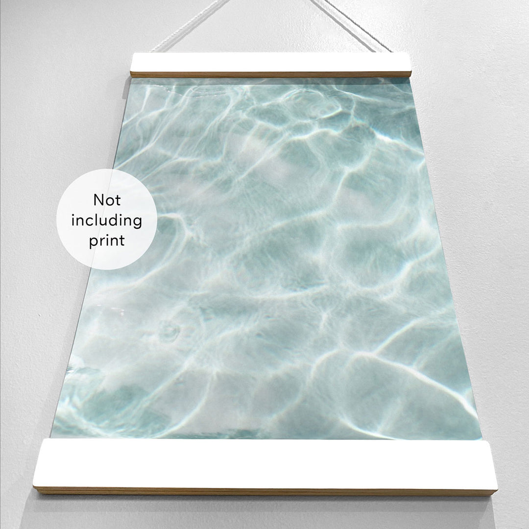 Poster Hangers (Tasmanian Oak) in White. – Print and Proper®