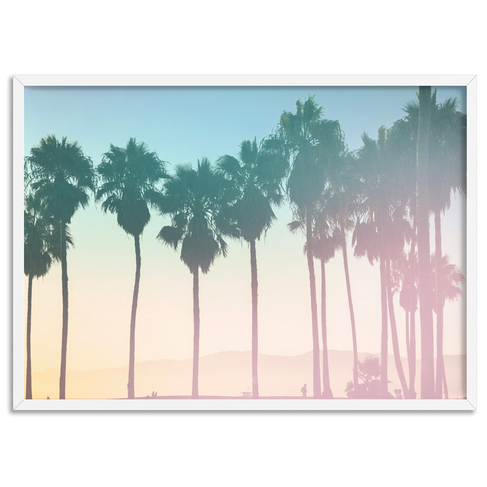 Palm Beach Wall Art. California Pastels. Palm Beach Tropical Art Print ...