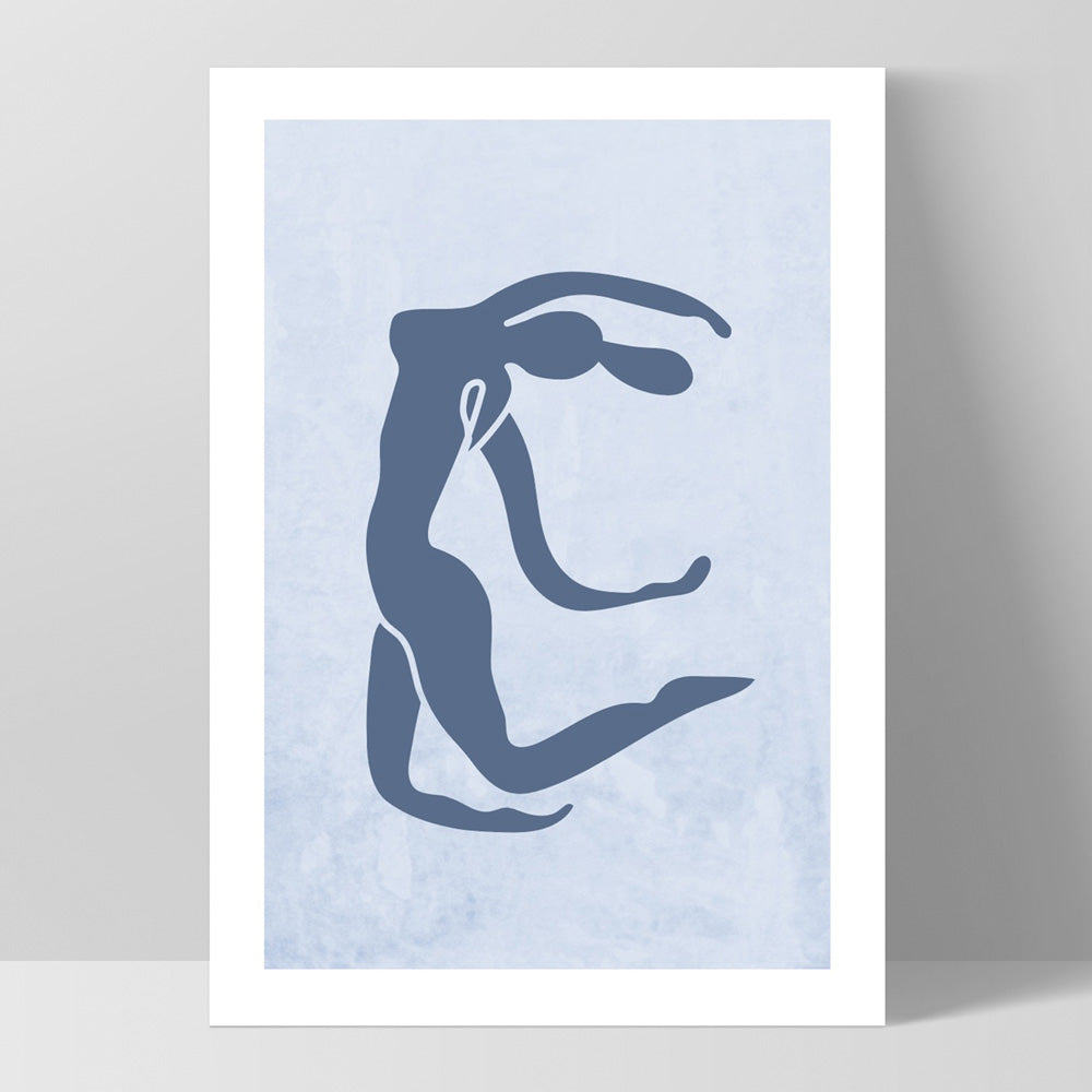Decoupes La Figure Femme VI - Art Print, Poster, Stretched Canvas, or Framed Wall Art Print, shown as a stretched canvas or poster without a frame