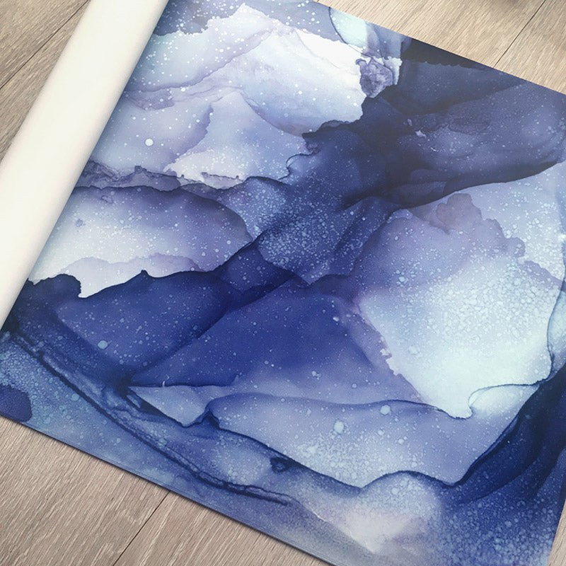 Premium Wrapping Paper in Watercolour Ink Design, close up side view
